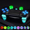 ExtremeRate PS4 Контроллер Совместимый Многоцветный Светящийся D-Pad Стикер Стикер Триггер Домашний Fac...