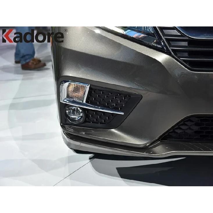 Front Fog Light Lamp Cover Trim For Honda Odyssey 2018   Chrome Car Head Foglight Foglamp Bezel Trims Accessories