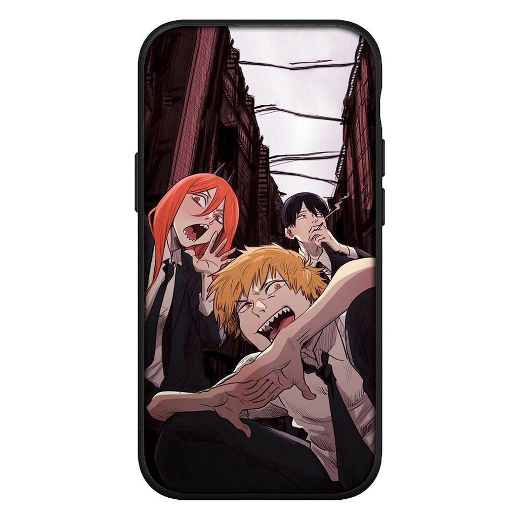Чехол для iPhone 16 15 Xiaomi Redmi Note 14 13 12 11 Pro Max 16e Samsung Galaxy S25 S24 S23 Moto OPPO Huawei Denji Makima Chainsaw Man Gir Phone Case