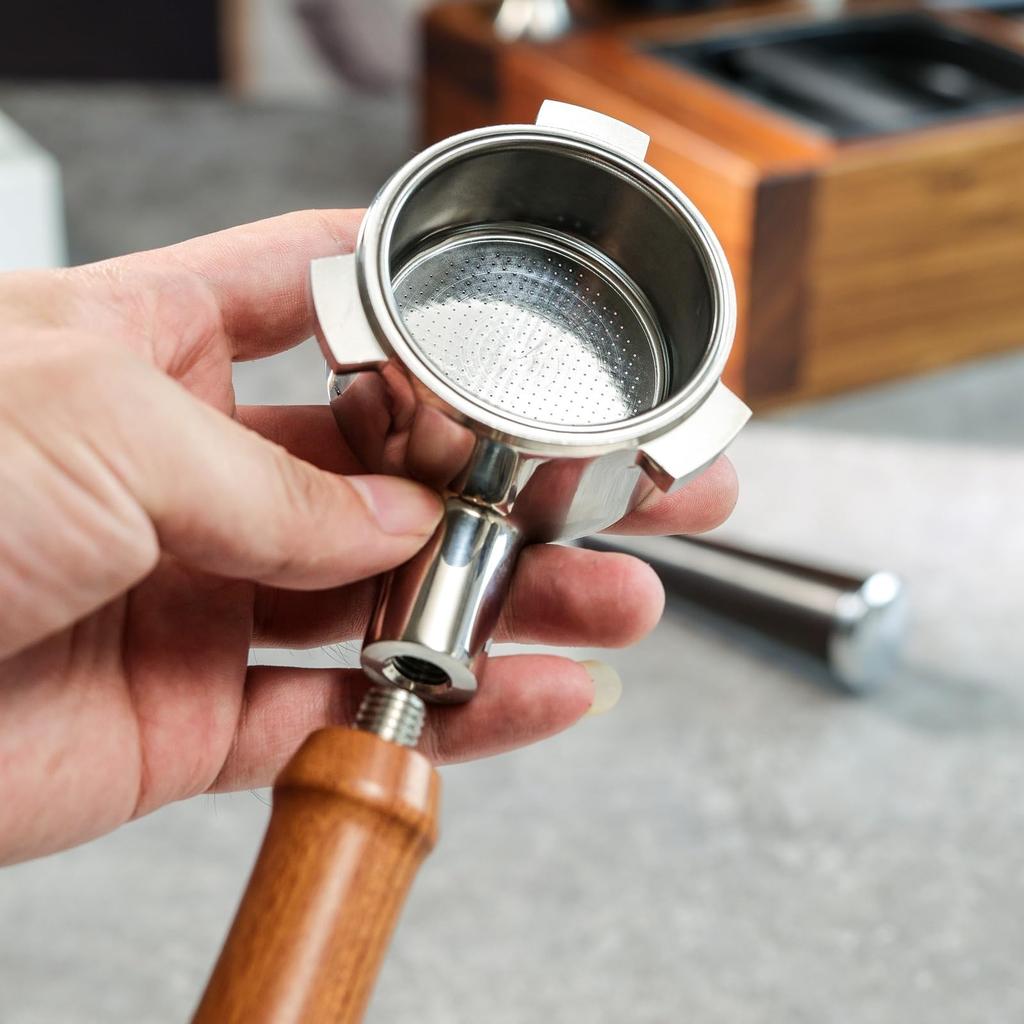 Бездонный портафильтр 54 мм для Solis Barista Perfetta SK1170S и серии Breville Barista (розовое дерево)