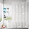 Waterproof Mildew-Resistant Shower Curtain & Partition for Bathroom Use