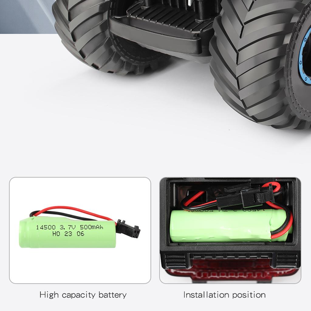 Автомобиль с дистанционным управлением, 1:16. 2,4 ГГц, 4WD, внедорожный трюковый автомобиль с дистанционным управлением и световым звуком