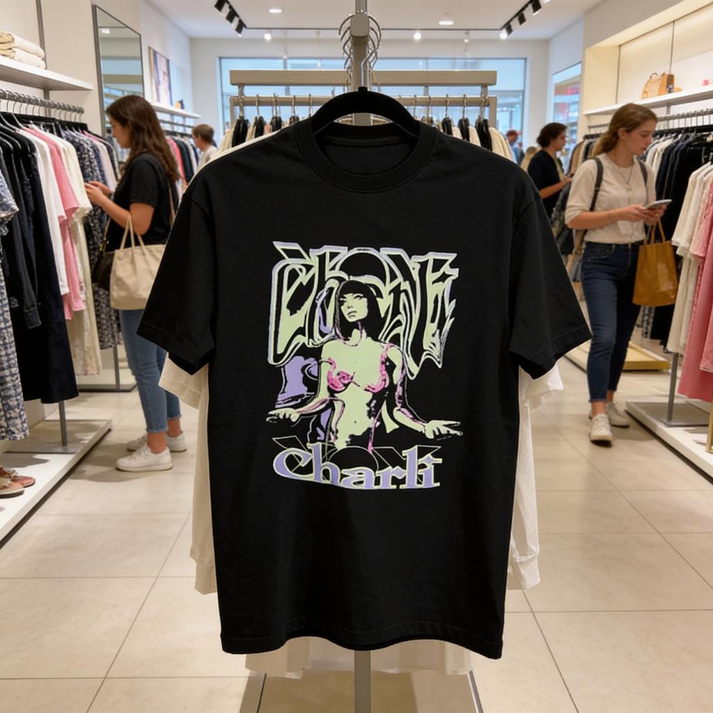 Унисекс хлопковая футболка Charli XCX World Tour Все размеры S-5XL