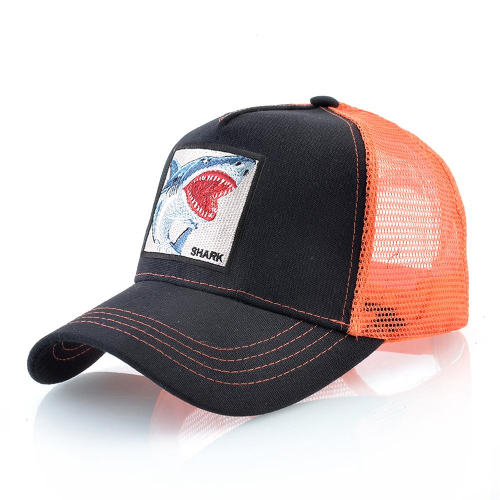 Кепка Тракер Четыре Сезона Мужская Женская Snapback Хип-Хоп Бейсболка С вышивкой скорпион нашивка Регулируемый козырек
