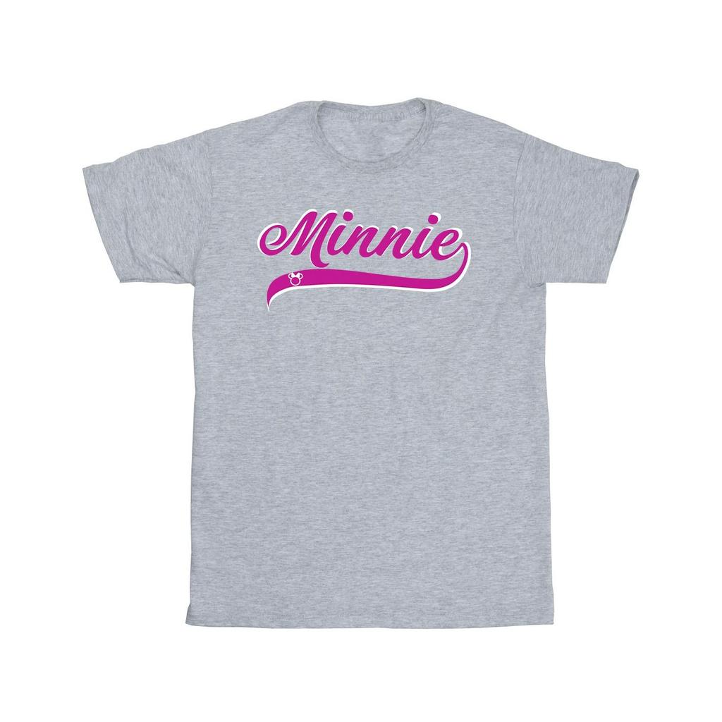 Disney Mens Minnie Mouse Logo T-Shirt