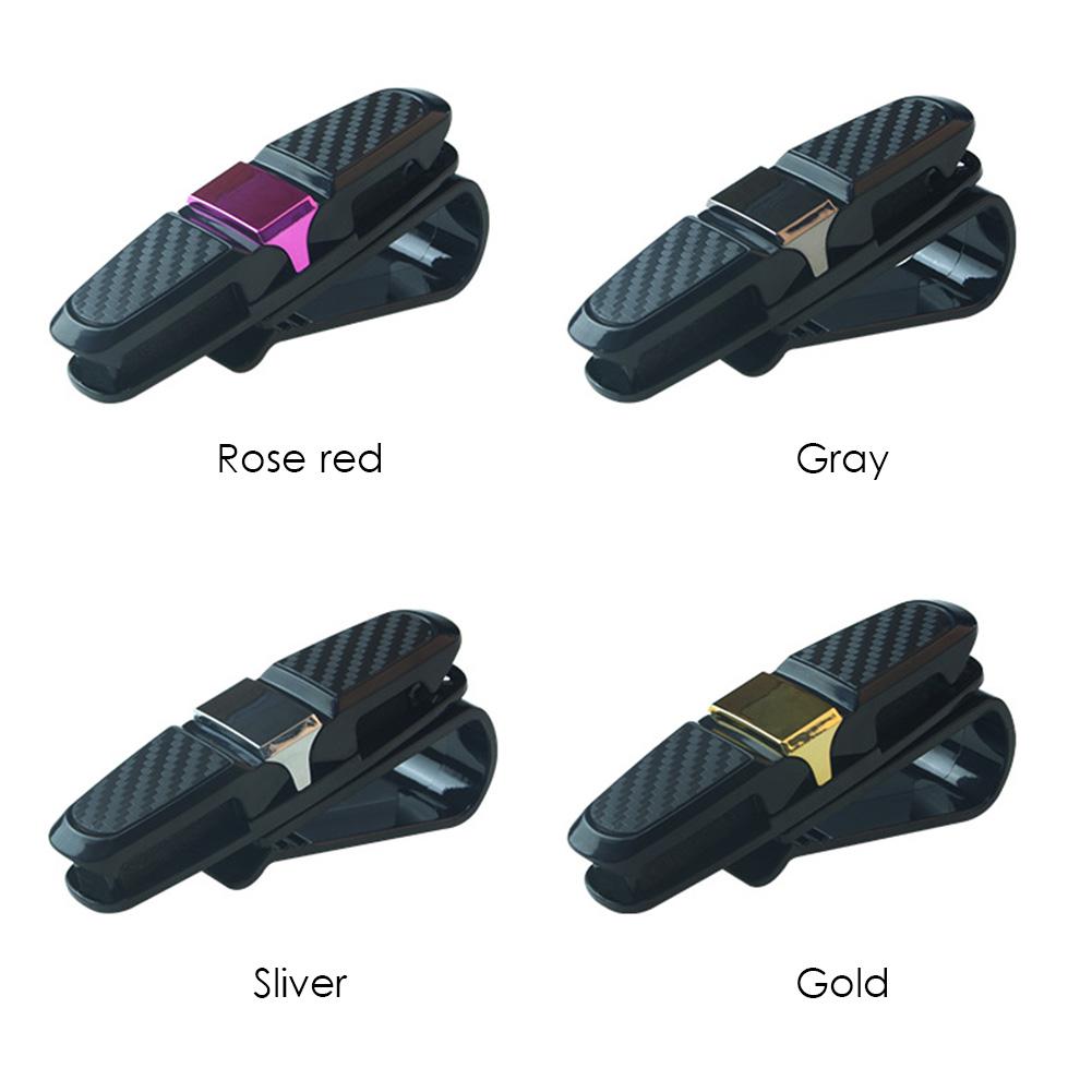 Новый держатель для автомобильного билета на автомобиль, солнцезащитный козырек, очки, зажим для солнцезащитных очков, универсальный