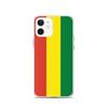Coque Pour iPhone - Drapeau De La Bolivie - iPhone 12 - Silicone Souple - Design Fin Et Léger - Multicolore