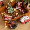 Christmas Colored Shaped Ball Christmas Tree Decorative Pendant Christmas Gift Bag Car House Snowman Garland Pendant