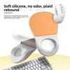 Smooth Surface Mouse Pad with Wrist Rest Non-Slip Wrist Support Pad  Long Hours of Use