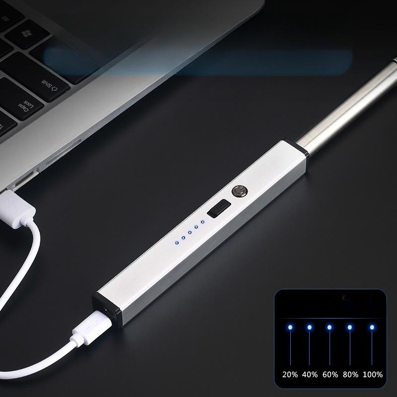 Arc Electric Pulse Lighter Kitchen Gas Stove Fierce Stove Natural Gas Candle Rechargeable Ignition Gun Plasma Smoking Accessorie