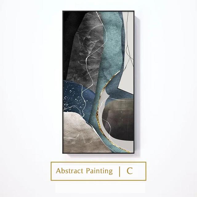 Современная абстрактная картина маслом, печать на холсте, скандинавский постер, настенные художественные фотографии для декора комнаты, эстетический домашний декор, роскошные Cuadros