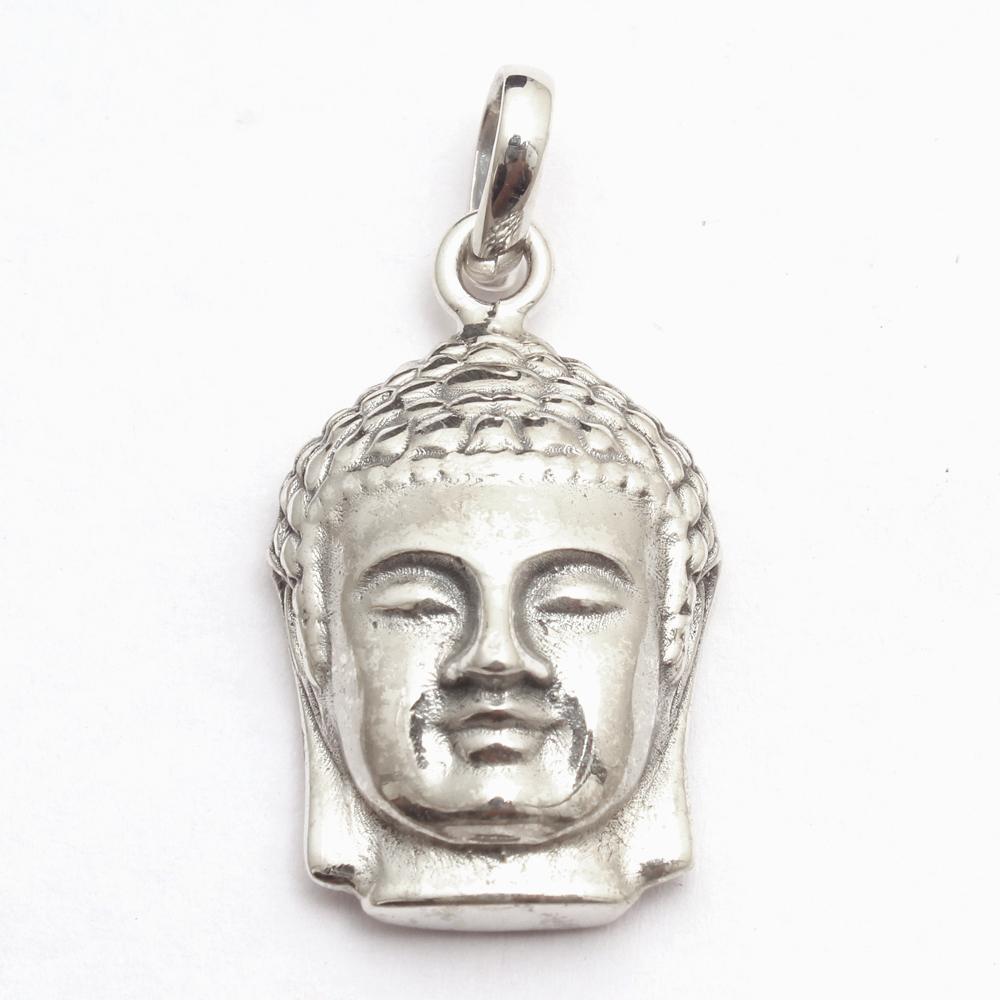 Buddha Pendant, Statement Jewelry, Silver Pendant, Silver Jewelry, Handmade Jewelry