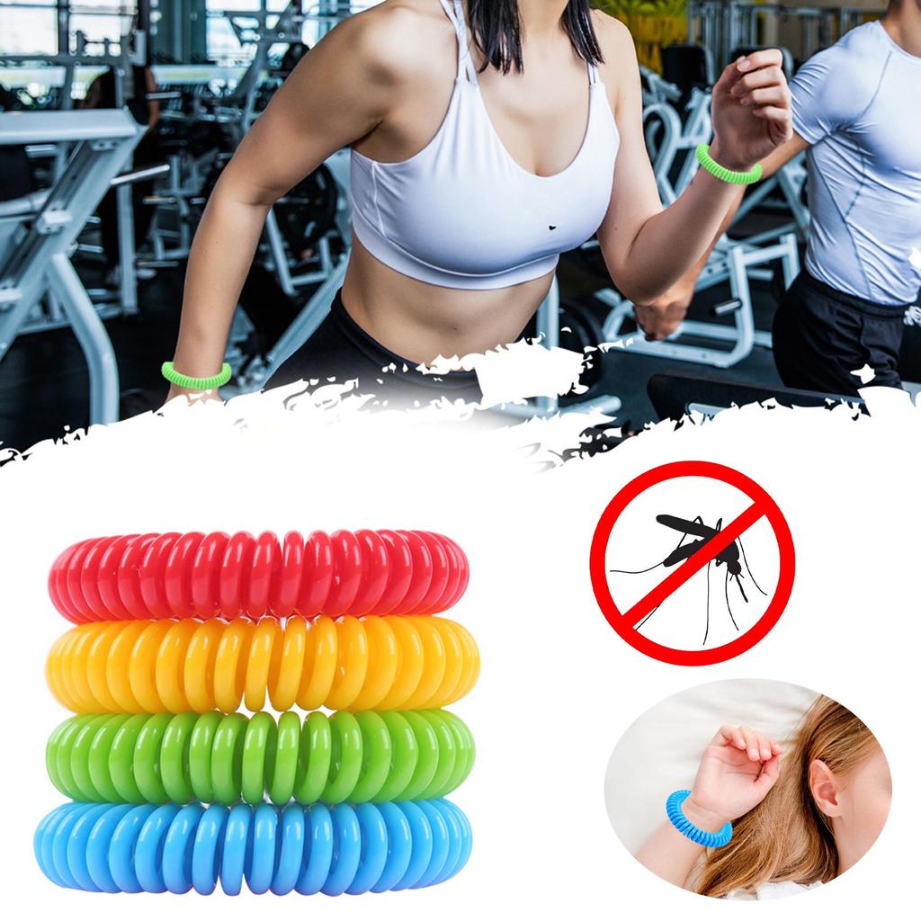 5 шт. браслет от комаров, выдвижной пружинный браслет в форме кольца, детский браслет от комаров для дома и улицы