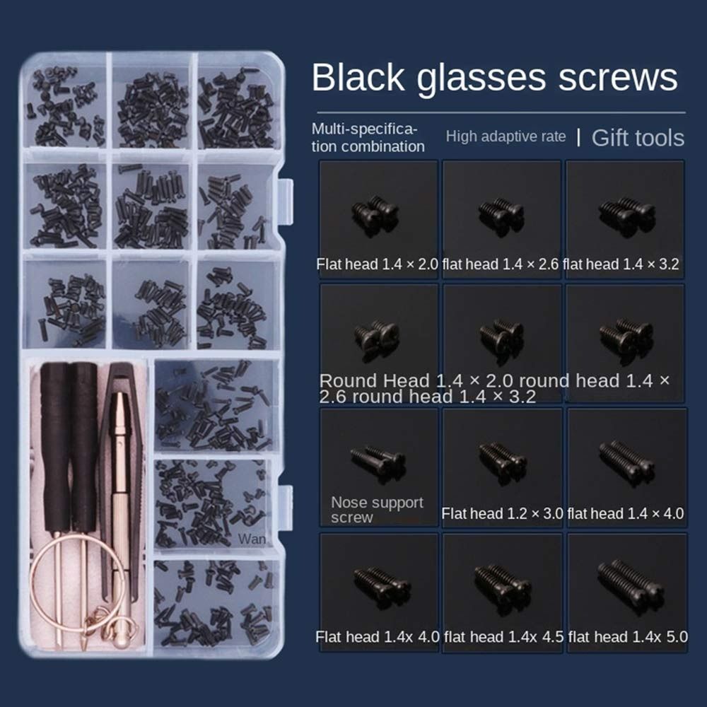Tool Kit Screwdriver Screws Sets Repair Kit Tool Glasses Repair Screw Nut Eyeglasses Repairing Set