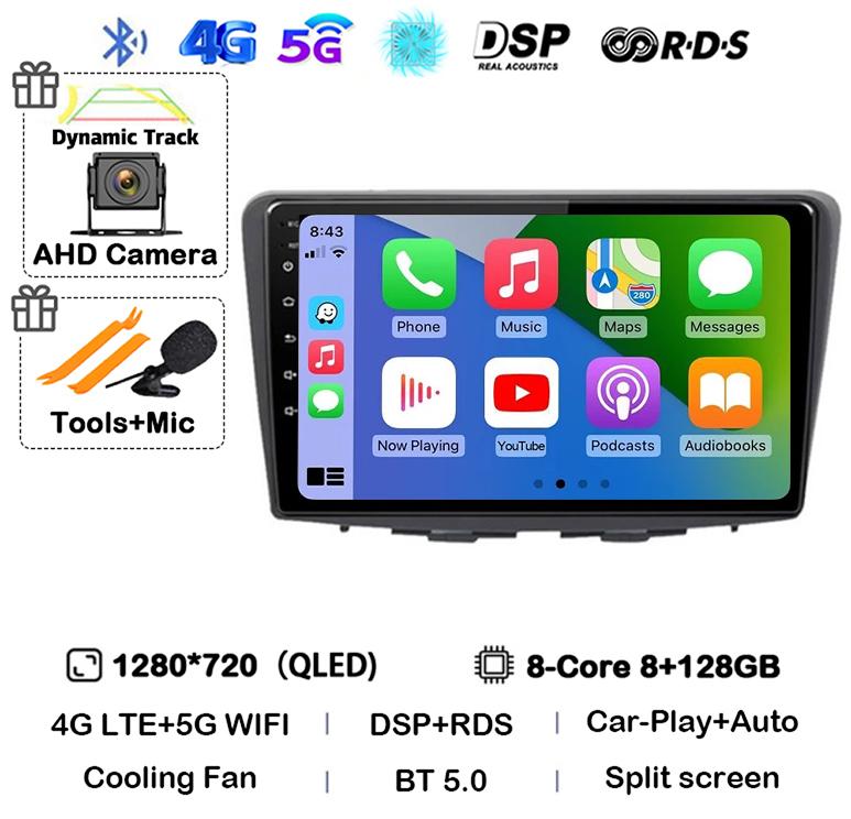 Android 14 Carplay Auto WIFI+4G для Suzuki Baleno 2016 2017 2018 2019 GPS автомобильный радиоприемник мультимедиа видеоплеер стерео головное устройство DSP