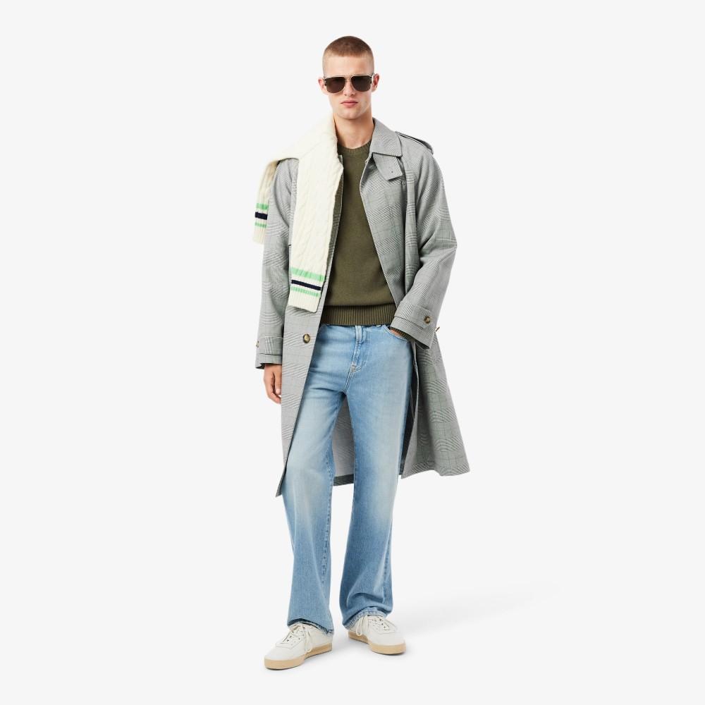 Lacoste Мужской свитер с круглым вырезом из тонкой шерсти AH2916-55NE9F