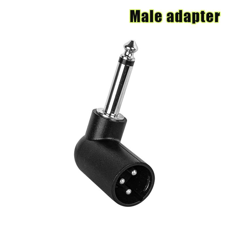 XLR to 6.35mm Audio Adapter Right Angle for Superior Sound Quality Professional Use