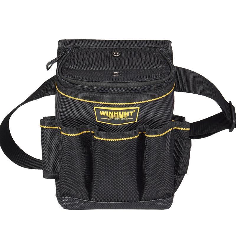 Прочный пояс для инструментов электрика: Многофункциональная поясная сумка из холста для портативного хранения