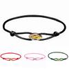 Handmade Woven Stainless Steel Adjustable Three-Color Bracelet