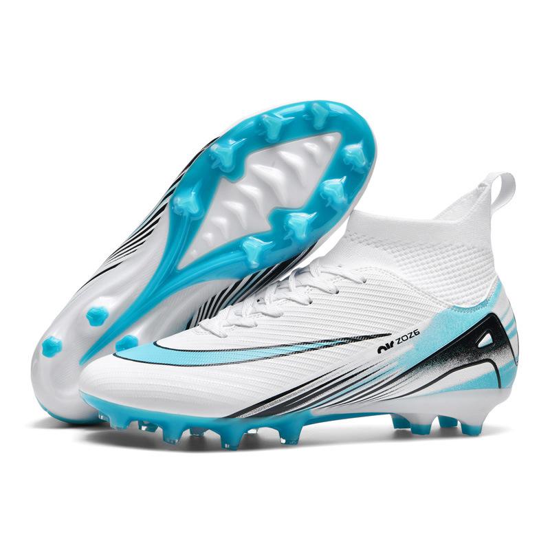 Football shoes long broken nails high top men's and women's youth sports training shoes