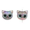 Handmade Beads Acrylic Cartoon Animal Cat Beads Small Waking Lion Straight Hole Beads Children's Handmade Diy Beading String Jewelry Accessories