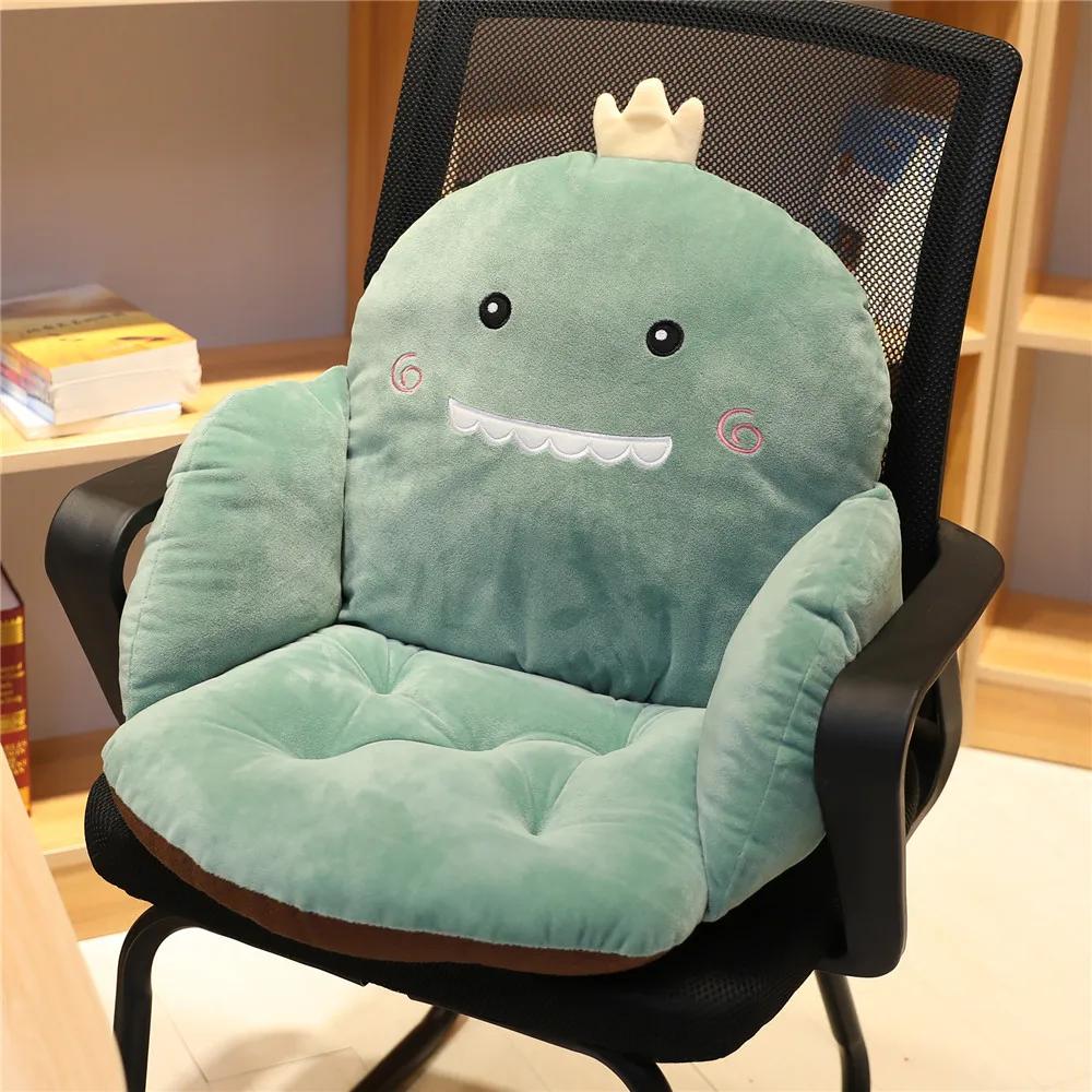 Semi-covered Cushion Sofa Cushion Fruit Animal Dinosaur Cactus Erha Carrot Chinchilla Cushion