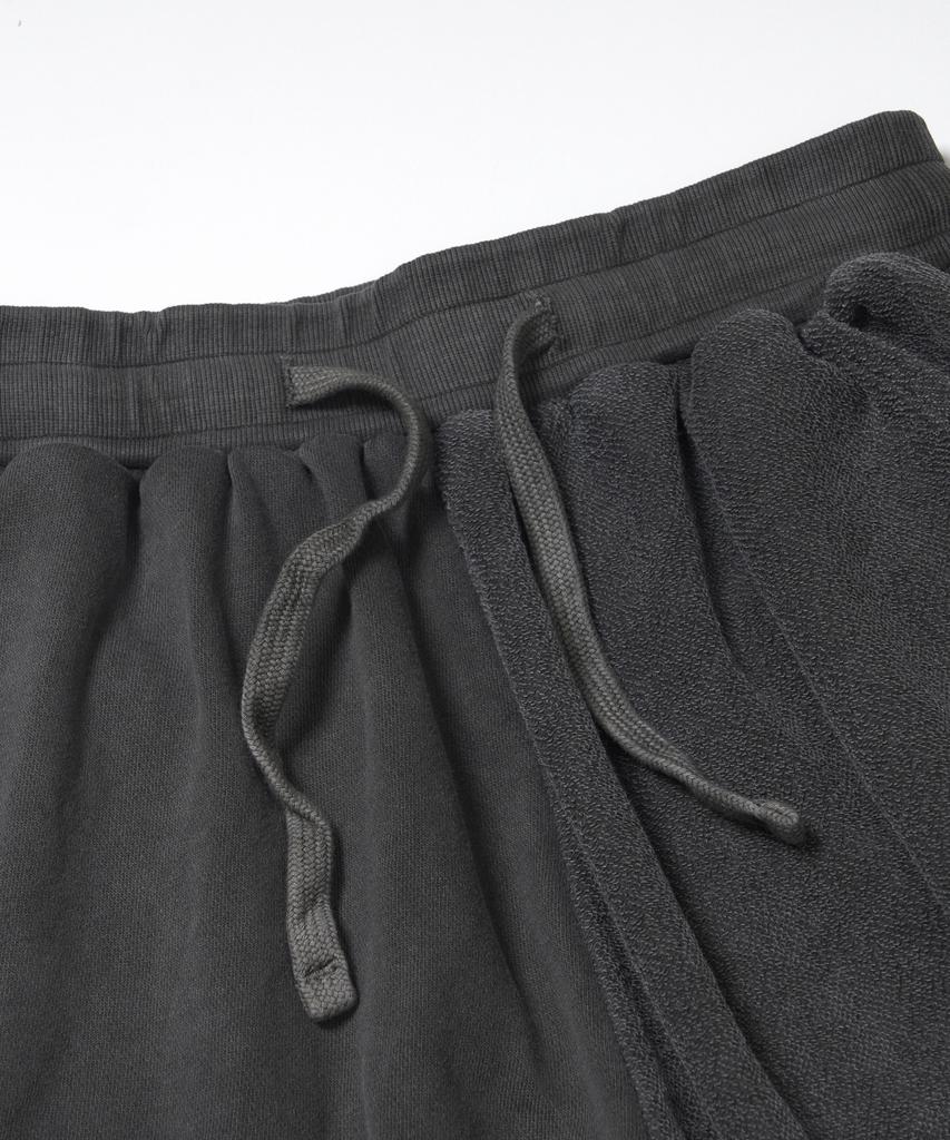 STIGMA Docking Insideout Pigment Super Wide Jogger Pants Charcoal