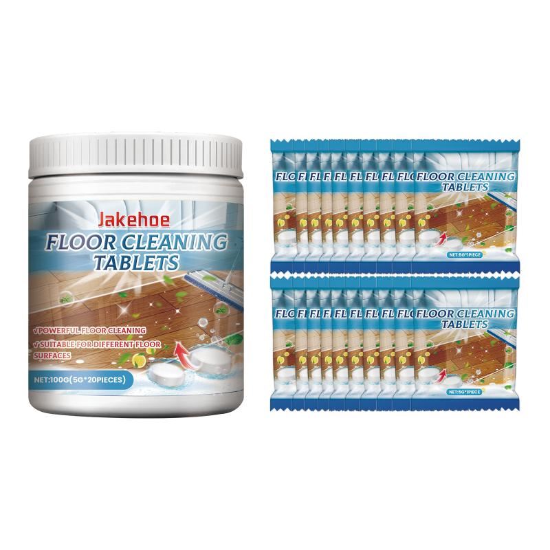 Brightening Floor Cleaning Tablets for Wood Marble Surfaces Strong Stain Removal and Polishing for Household Use