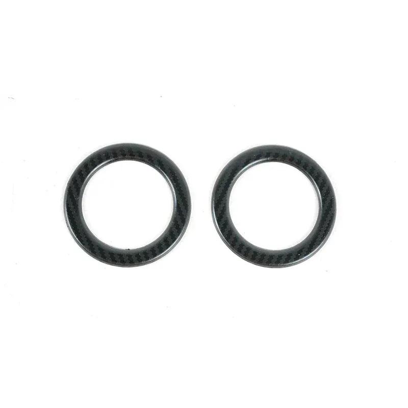 Stainless Steel Dashboard Air Conditioning Outlet Rings Decoration Cover Trim For Mercedes Benz C Class W204 2007-2014 Styling