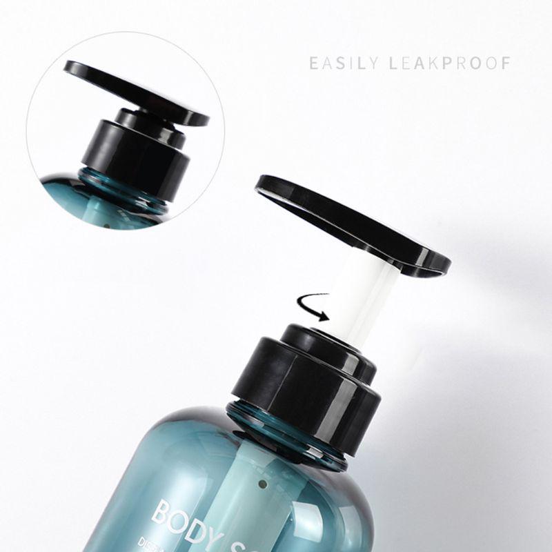 3 шт., 500 мл, набор бутылок, шампунь, гель для душа, кондиционер для волос, пресс-насос, дозатор мыла, бутылка для ванной комнаты