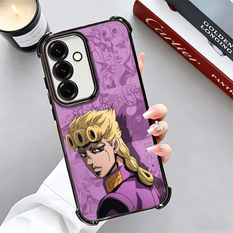 JoJo Adventure Джорно Джованна Мягкий чехол для телефона для Samsung A17 A27 A07 A37 A57 A16 A56 A15 A55 A14 A54 A13 A53 A26 A36 A25 A35 A