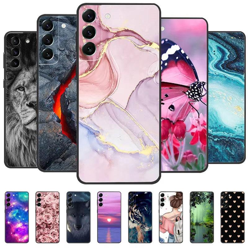 Чехол для Samsung Galaxy S22 Ultra Чехол S22 Plus Полностью Защитный Силиконовый Мультяшный Расписной Fundas Чехол для Samsung S 22 Fundas