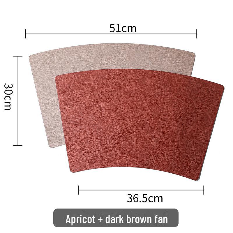 Двусторонние кожаные плейсматы в скандинавском стиле: Нескользящие, водонепроницаемые, теплоизоляционные подкладки для столов дома и в отеле