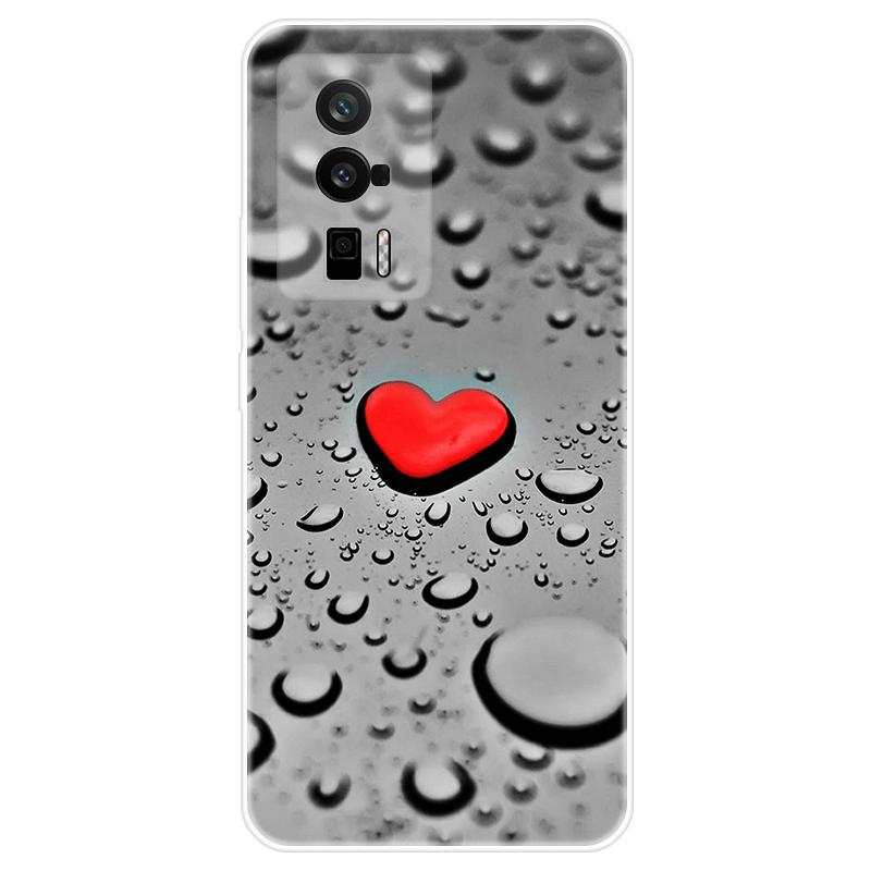 Для Xiaomi Poco F5 F 5 Pro чехол Мягкая силиконовая задняя крышка чехол для телефона с рисунком