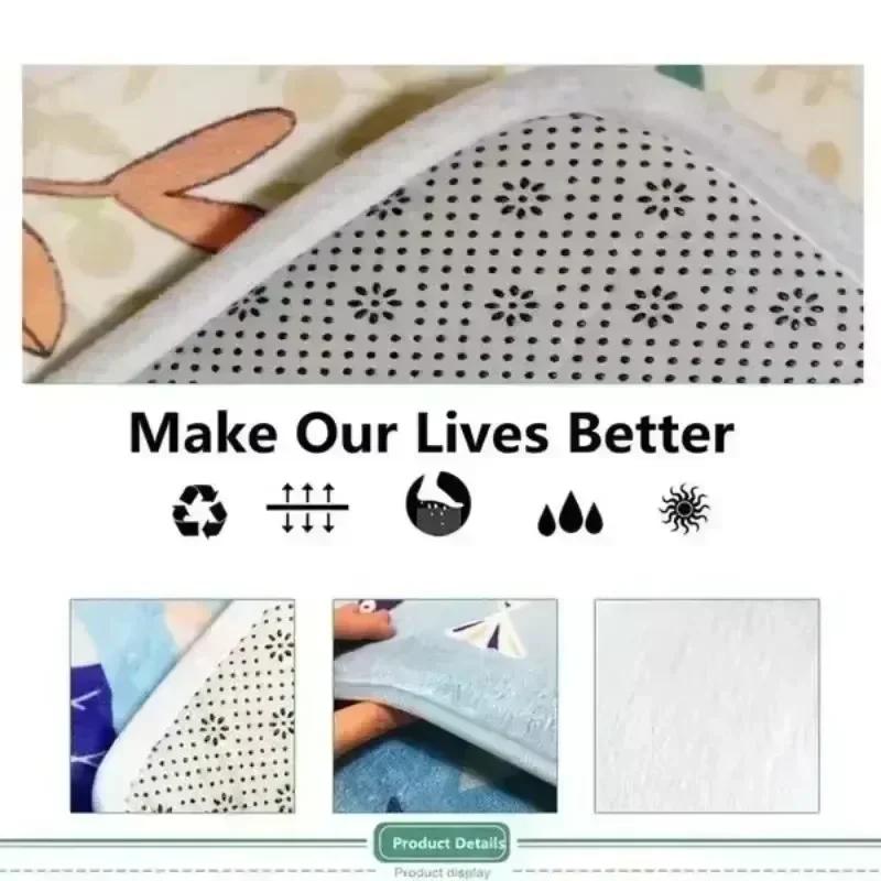 Модный скандинавский современный ковер с белым леопардом и растением, нежно-розовый коврик для гостиной, спальни, прикроватный коврик для декора