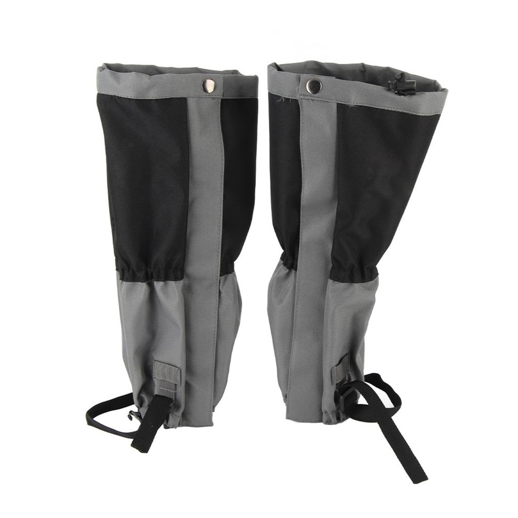 1 Pair Outdoor Waterproof Sports Climbing Hiking Legging Gaiters Shoe Boots Cover Black