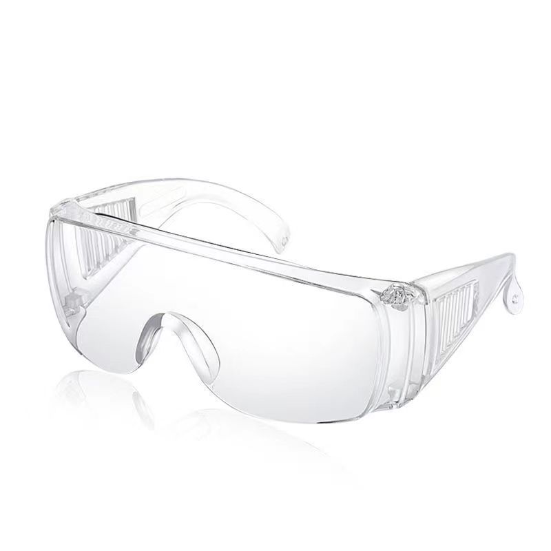 Outdoor Cycling Protective Eyewear Large Frame Safety Glasses Clear Lens Wind Dust Resistant Goggles for Sports and Work