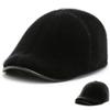 Autumn and Winter Cap for Middle-aged and Elderly Men, Outdoor Travel Warm Baseball Cap, Imitation Mink Fur Thickened Ear Protection Cap