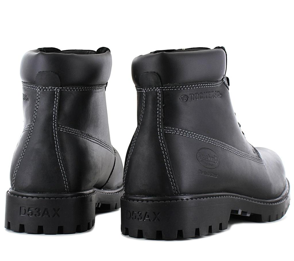 Dockers By Gerli Ботинки - Сапоги мужские зимние кожаные черные 53AX003-400100 ОРИГИНАЛ