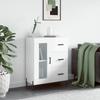 VidaXL Buffet High-Gloss White 69.5x34x90 Cm Engineered Wood 828054