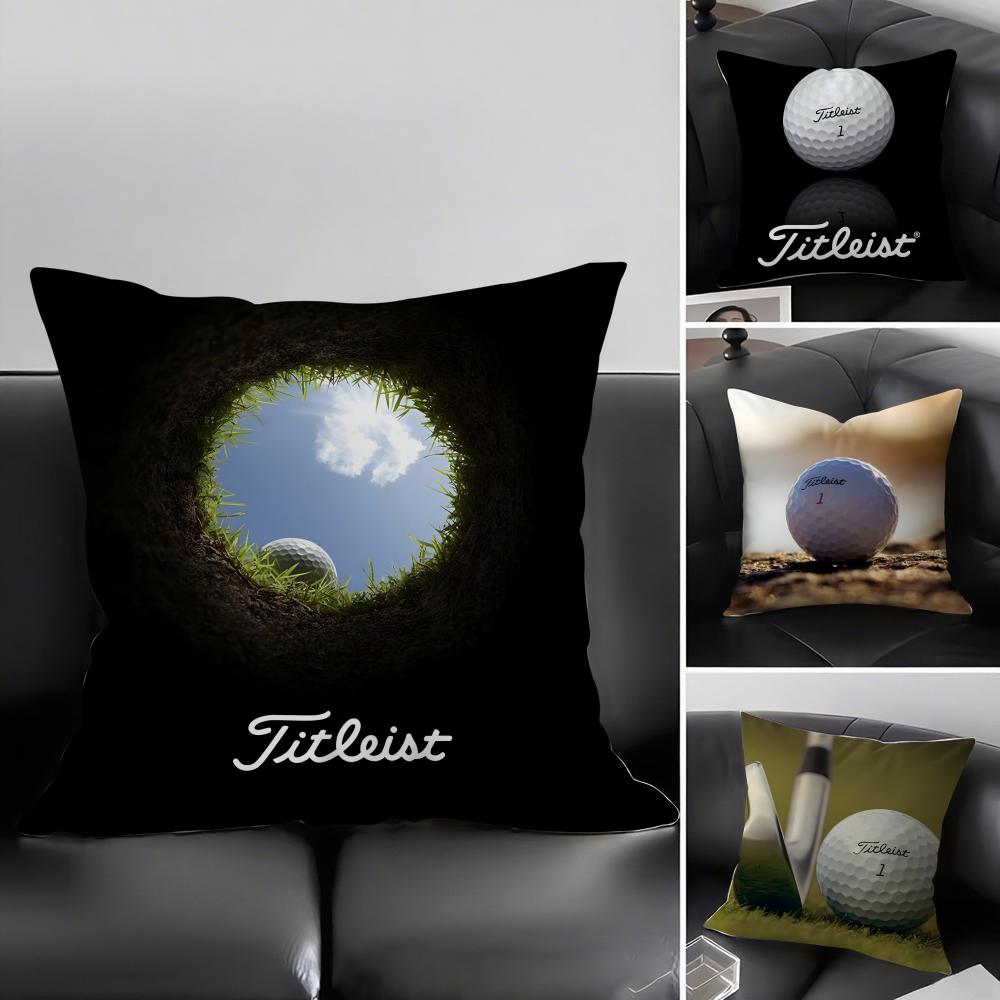 TTitleist Brand Cushion Cover Pillowcase Ultra Soft Skin Friendly Fabric Cloud Like Comfort Concealed Zipper