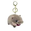 Короткий плюшевый кулон в виде бегемота из Таиланда Kaoqiu, модный брелок