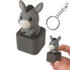 LED Light Animal Clicker Keychain Fidget Sound-producing Toy Anxiety Sensing Toy  For Adults