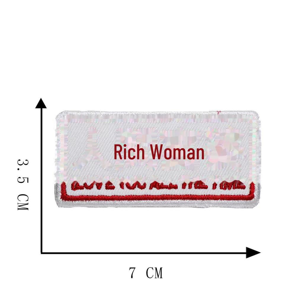 2025 Модная самоклеящаяся вышитая нашивка для одежды своими руками