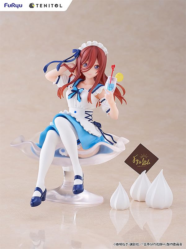 Квинтэссенция квинтуплетов TENITOL Fig a la mode Miku Пластиковая предварительно окрашенная готовая фигурка