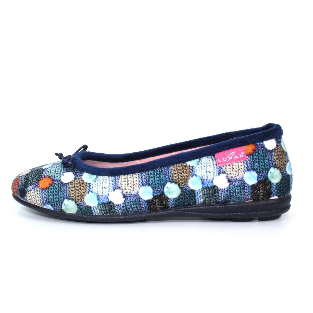 Lunar Womens/Ladies Magic Spotted Slippers