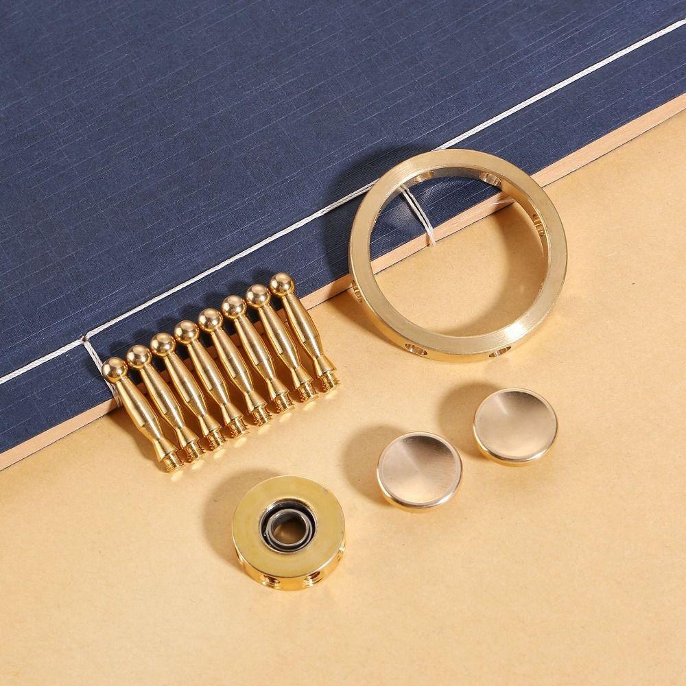 Твердый руль гироскоп украшения ручной работы ручной спиннер украшения латунный руль гироскоп карманная игрушка