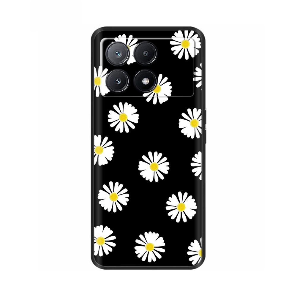 Phone Case For Poco X6 Pro Coque Cover For Poco X6 Neo Pocox6 Pro 5G Soft Black Silicone Bumper Shockproof Case Protection Shell