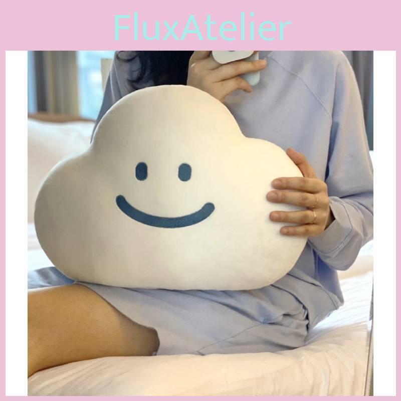 Soft And Cuddly Cloud Emoji Pillow For Girls Unique Korean Ins Design