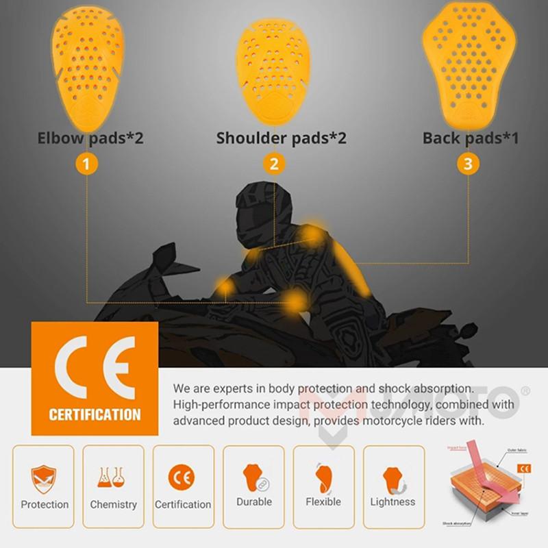 CE Мотоциклетные куртки для защиты спины Вставная защита спины Броня для езды на мотоцикле Защитные накладки для позвоночника Защита от падения